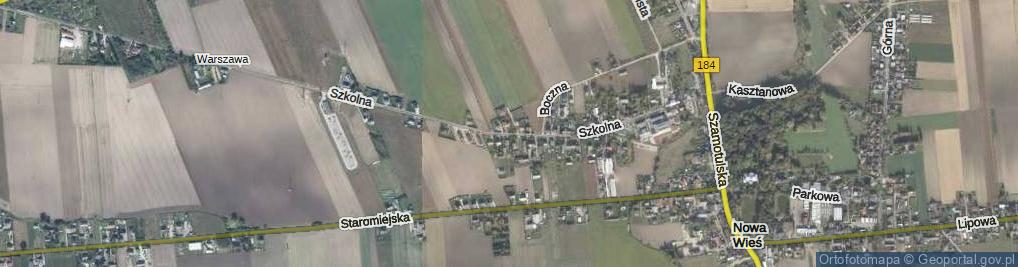 Zdjęcie satelitarne Szkolna ul.